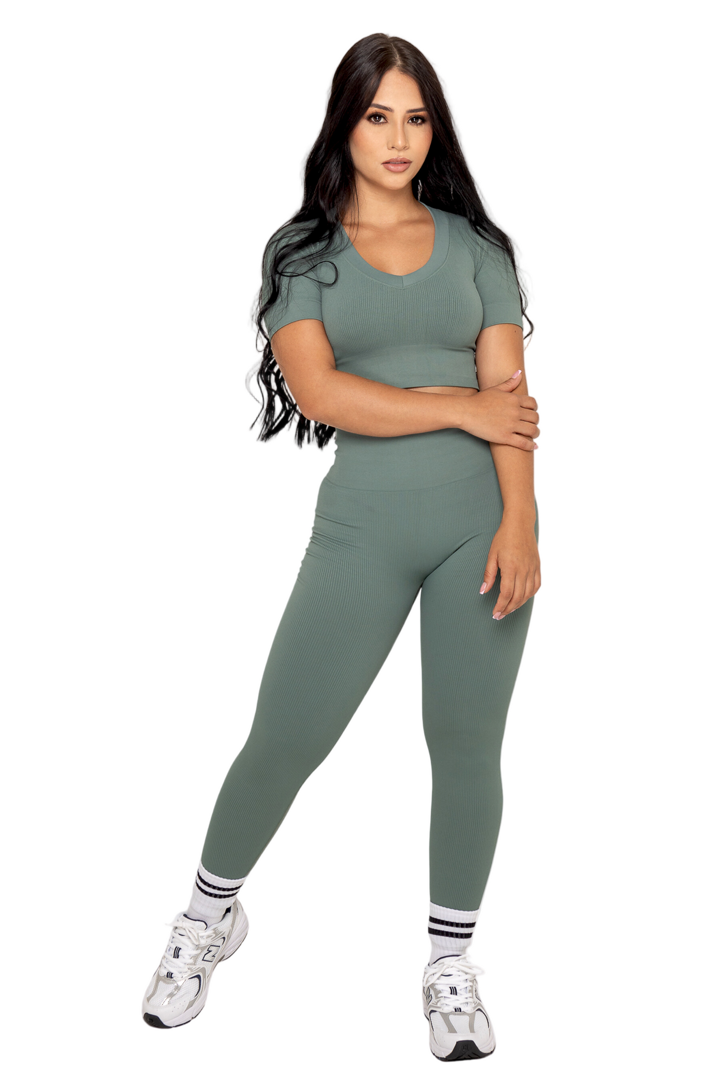 PDA GREEN SPORTS BLOUSE - NAPLES