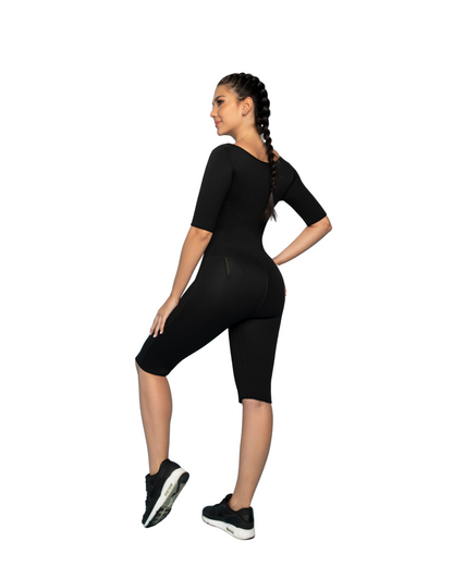 ENTERIZO NEOPRENO-414 -Negro / Amarillo