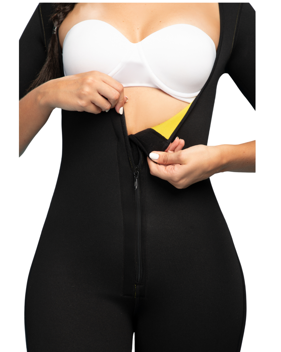 ENTERIZO NEOPRENO-414 -Negro / Amarillo
