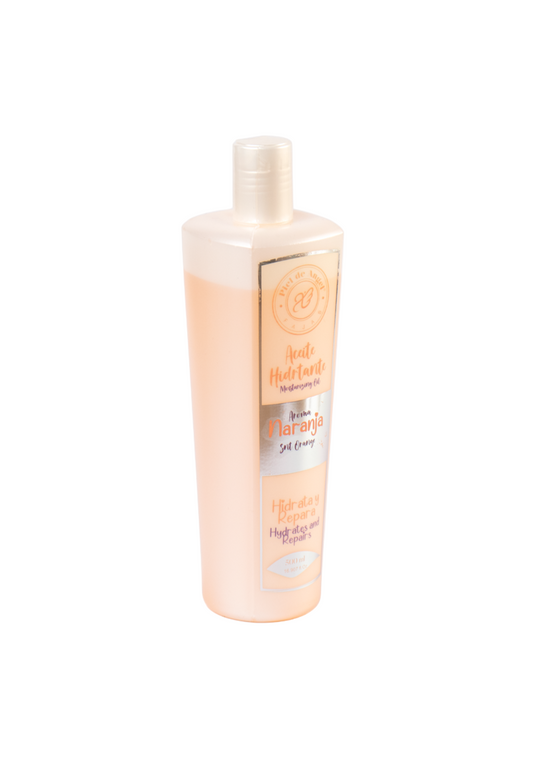 ORANGE MASSAGE OIL 500 ML 019 | PIEL DE ANGEL SHAPEWEAR USA