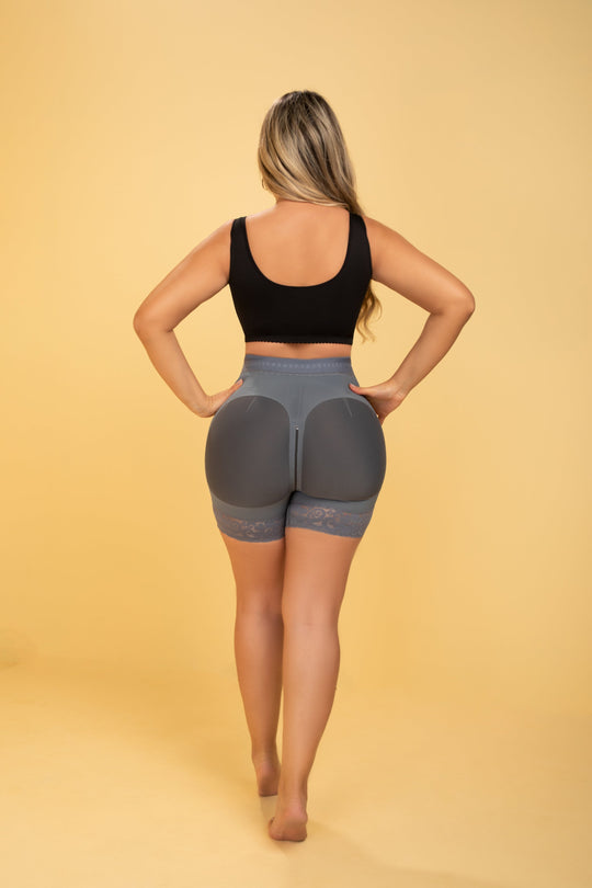 HIGH WAIST SHORTS 054 | PIEL DE ANGEL SHAPEWEAR USA