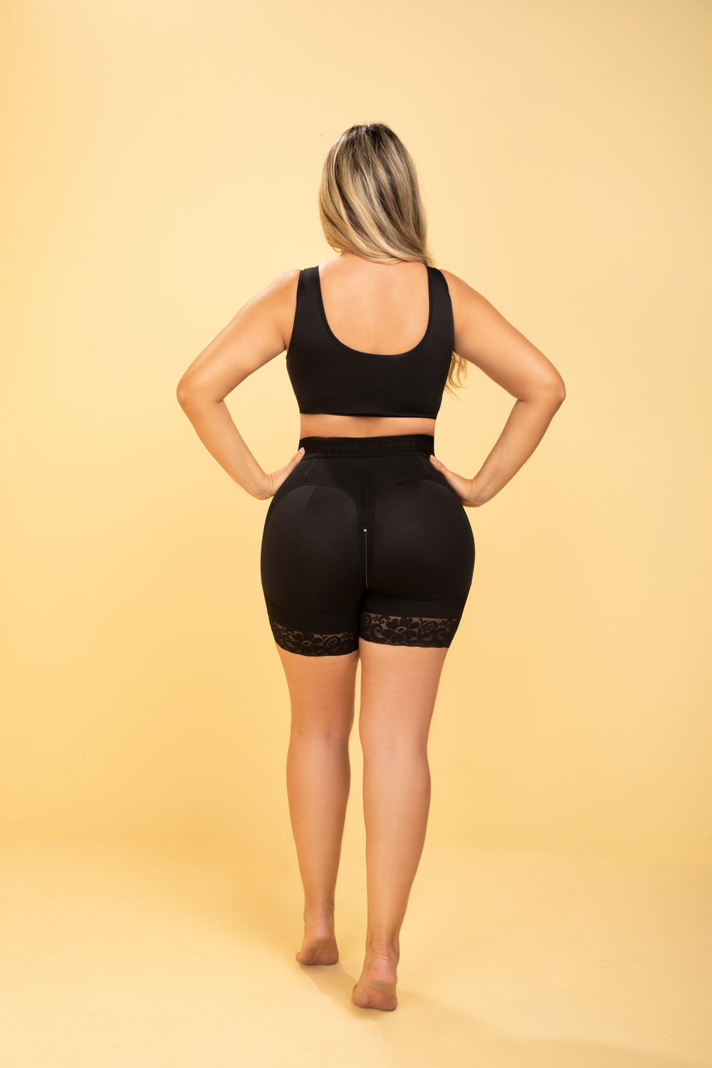 HIGH WAIST SHORTS 054 | PIEL DE ANGEL SHAPEWEAR USA