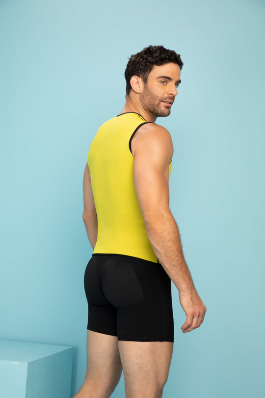 MENSWEAR SHAPEWEAR VEST IN NEOPRENE 089 | PIEL DE ANGEL SHAPEWEAR USA