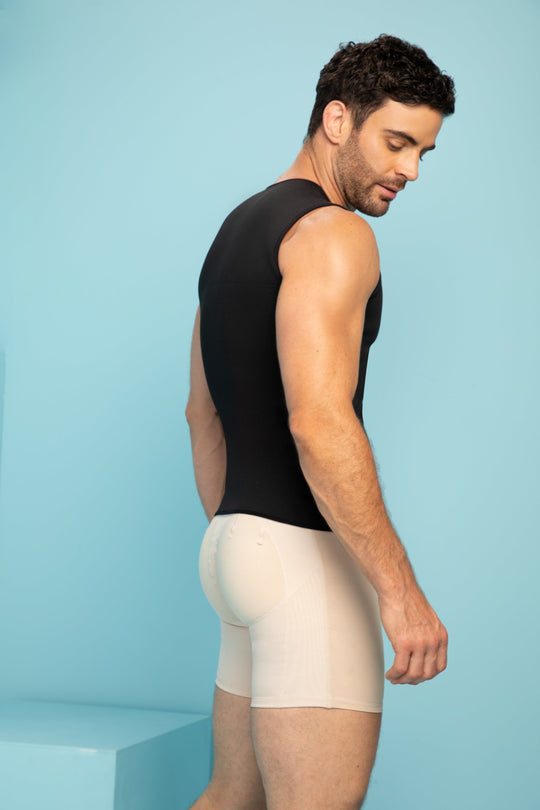 MENSWEAR SHAPEWEAR VEST IN NEOPRENE 089 | PIEL DE ANGEL SHAPEWEAR USA